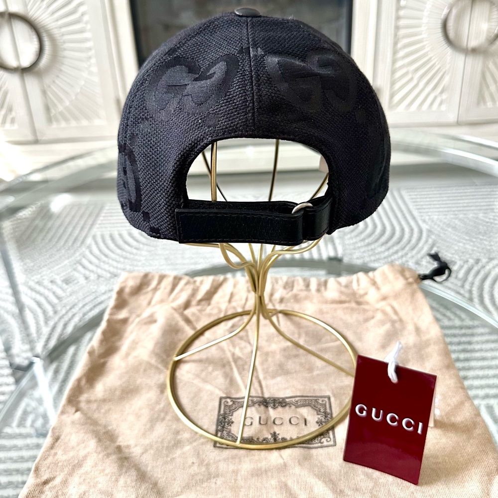 Gucci Jumbo GG Baseball Hat 'Black - M - Picture 11 of 11